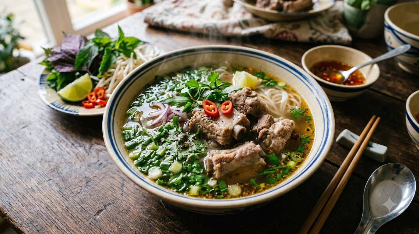 Những câu hỏi thường gặp khi nấu bún sườn tại nhà